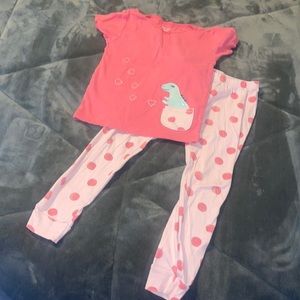 Carter’s 5T/5A pink short sleeve pajama set!